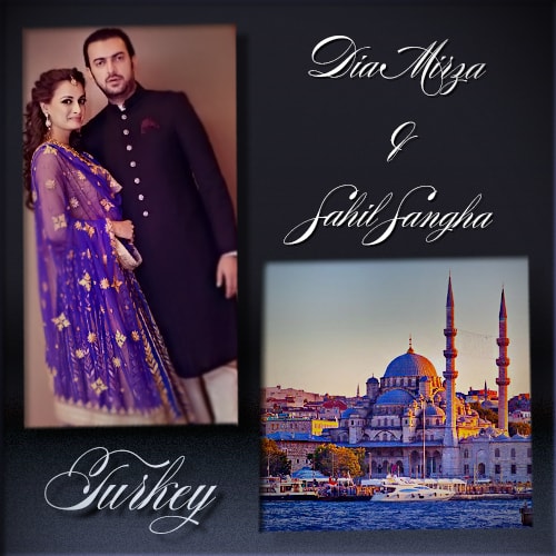Dia Mirza & Sahil Sangha Honeymoon